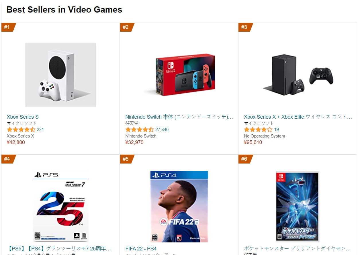 Xbox Series S es lo más vendido de Amazon Japón