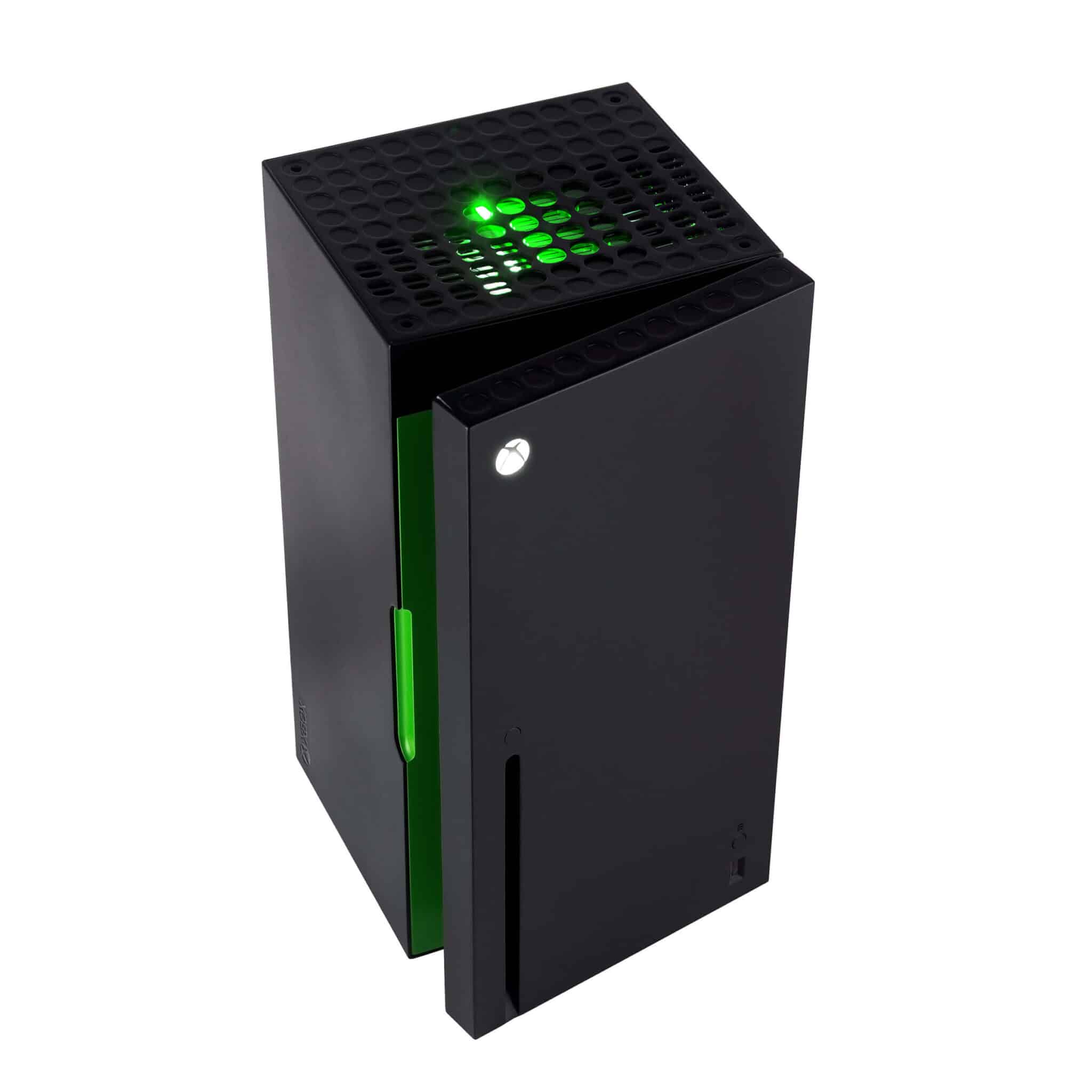 mini nevera de Xbox Series X por dentro