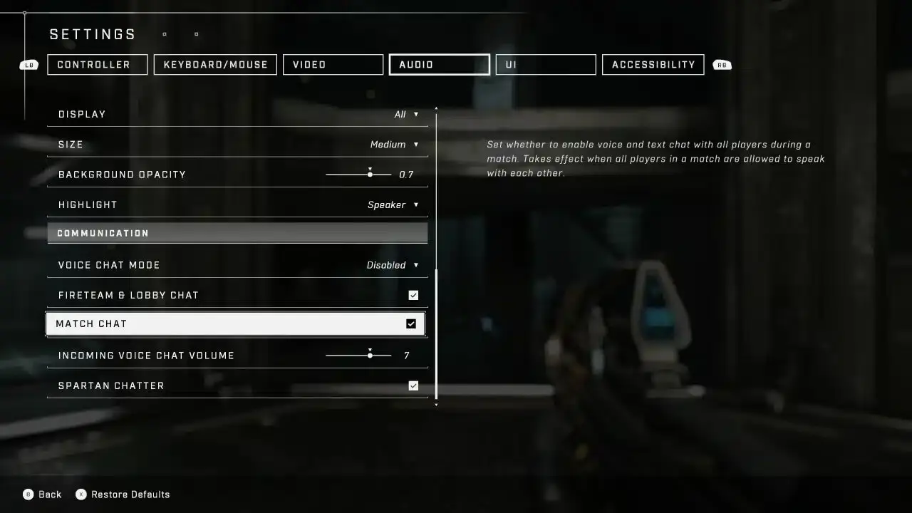 Aprende a silenciar a otros jugadores en el multijugador de Halo Infinite 109