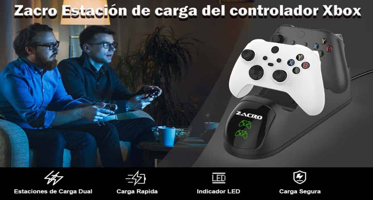 This wireless charging dock for Xbox controllers with two batteries included is a must-buy