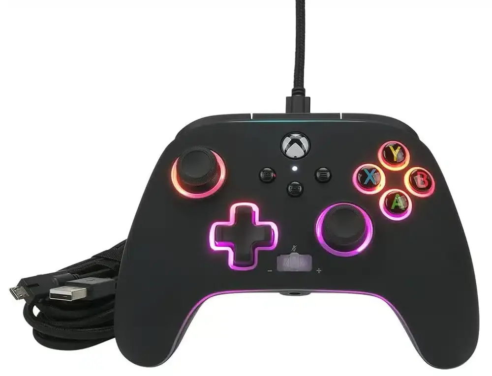 Juega con un mando avanzado de Xbox con el Power A mejorado con luces RGB por 50 euros 105