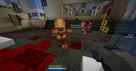 An incredible mod transforms Minecraft into DOOM