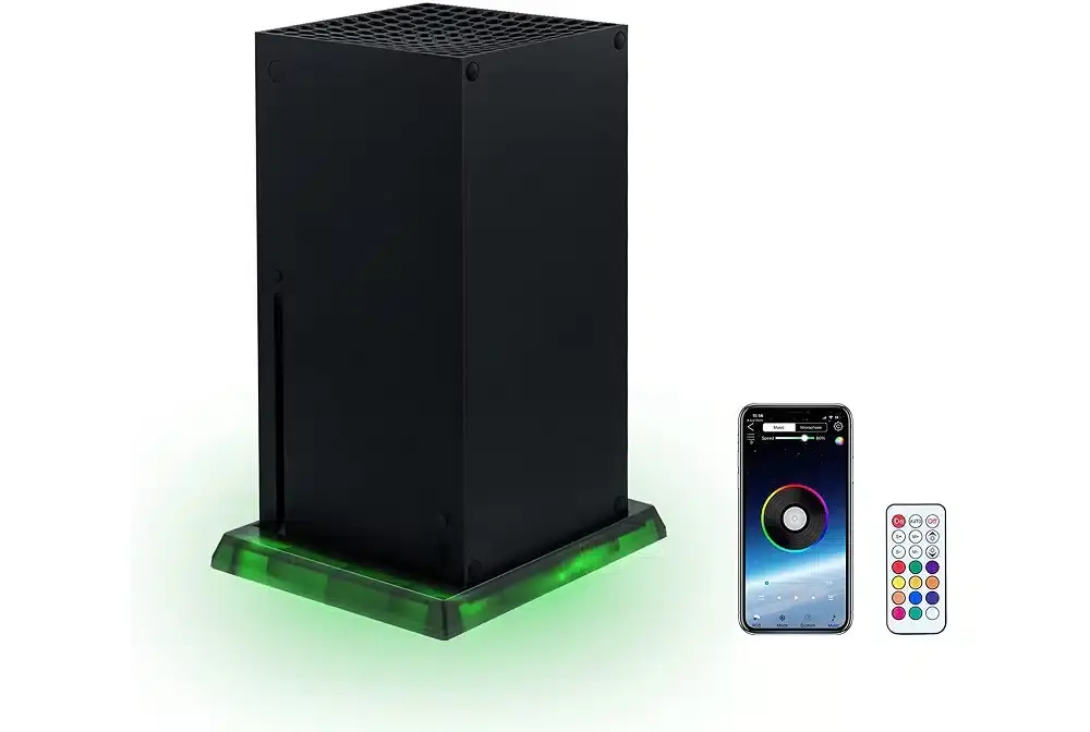 La base para Xbox Series X y Series S que es un pasote: con luces LED que siguen el ritmo de la música por solo 25 euros 109