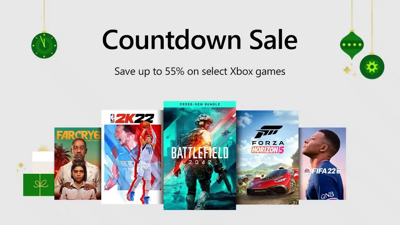rebajas Countdown de Xbox