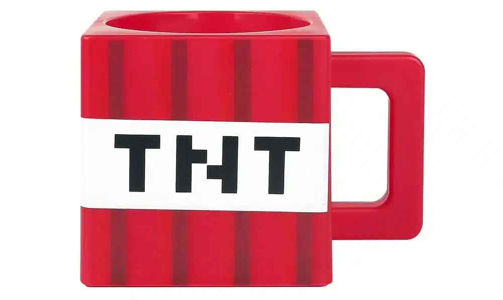 Empieza el día con energía explosiva desayunando con esta taza de Minecraft 109