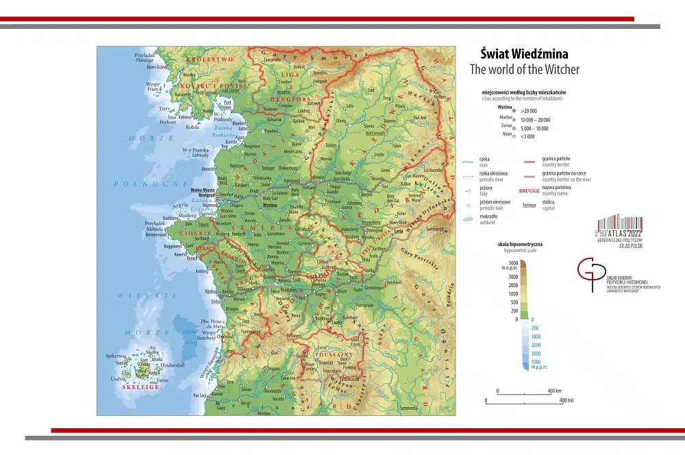 Fans de The Witcher crean el mapa más realista y preciso de su mundo hasta la fecha 111