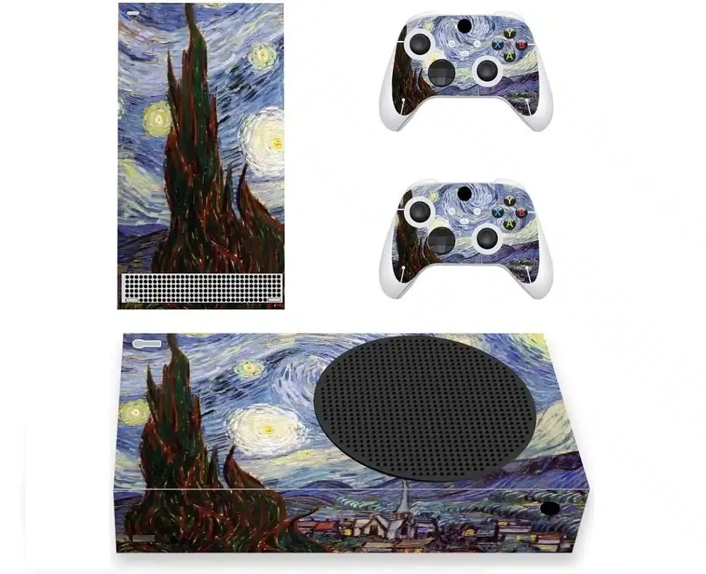 Dale a tu Xbox Series S otro aspecto con este vinilo de Van Gogh: también para mandos 109