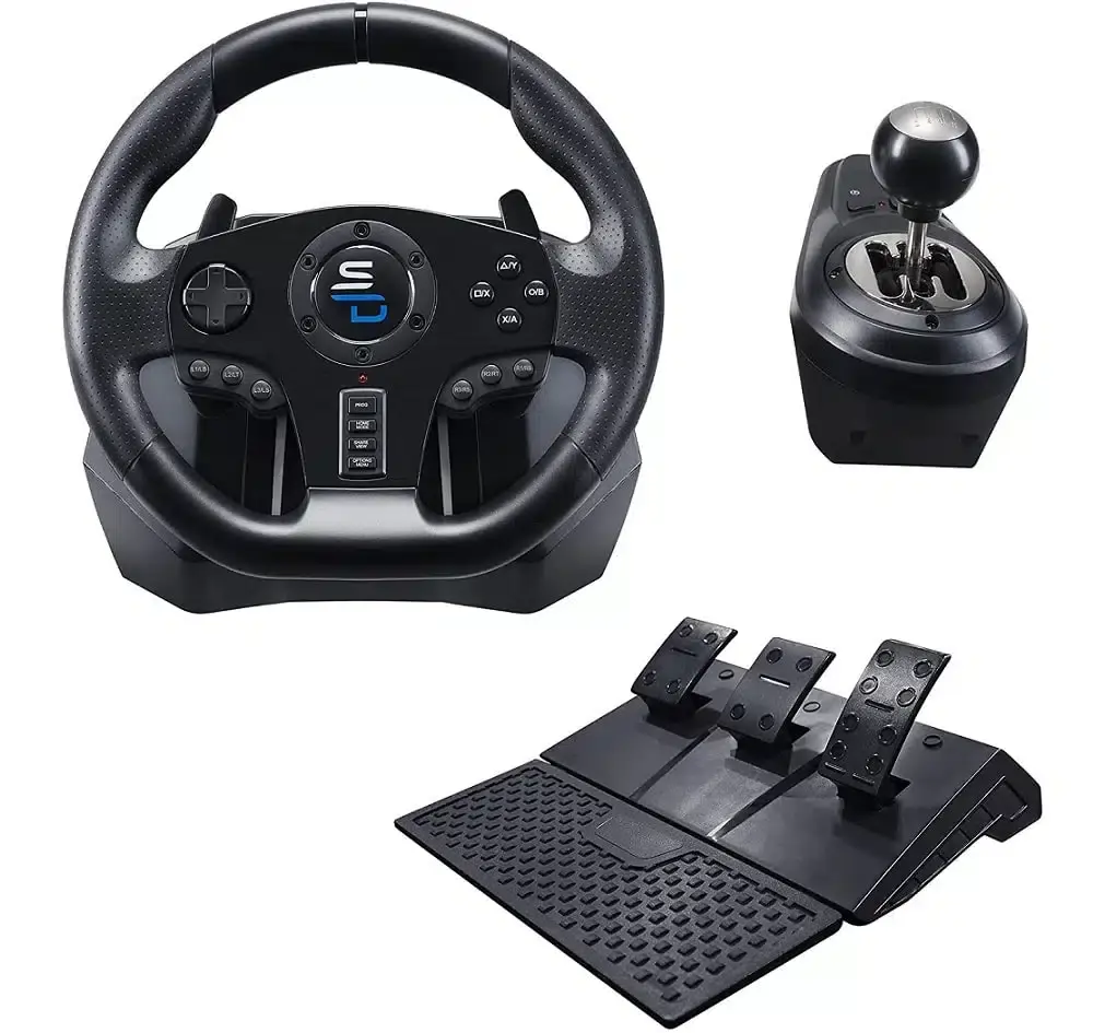 Uno de los volantes más completos por solo 144 euros: con palanca de cambios y compatible con Xbox y otras consolas 105