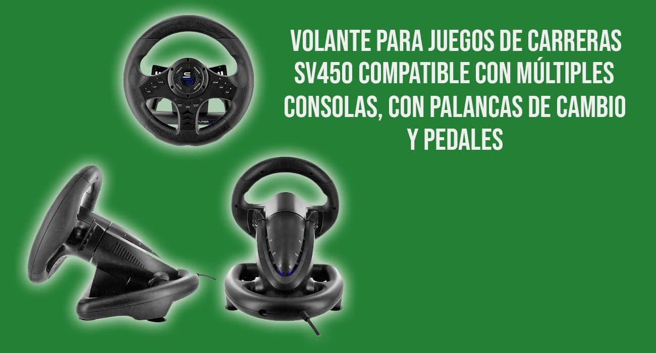 The cheapest wheel to play with your Xbox, for only 67 euros, and multiplatform
