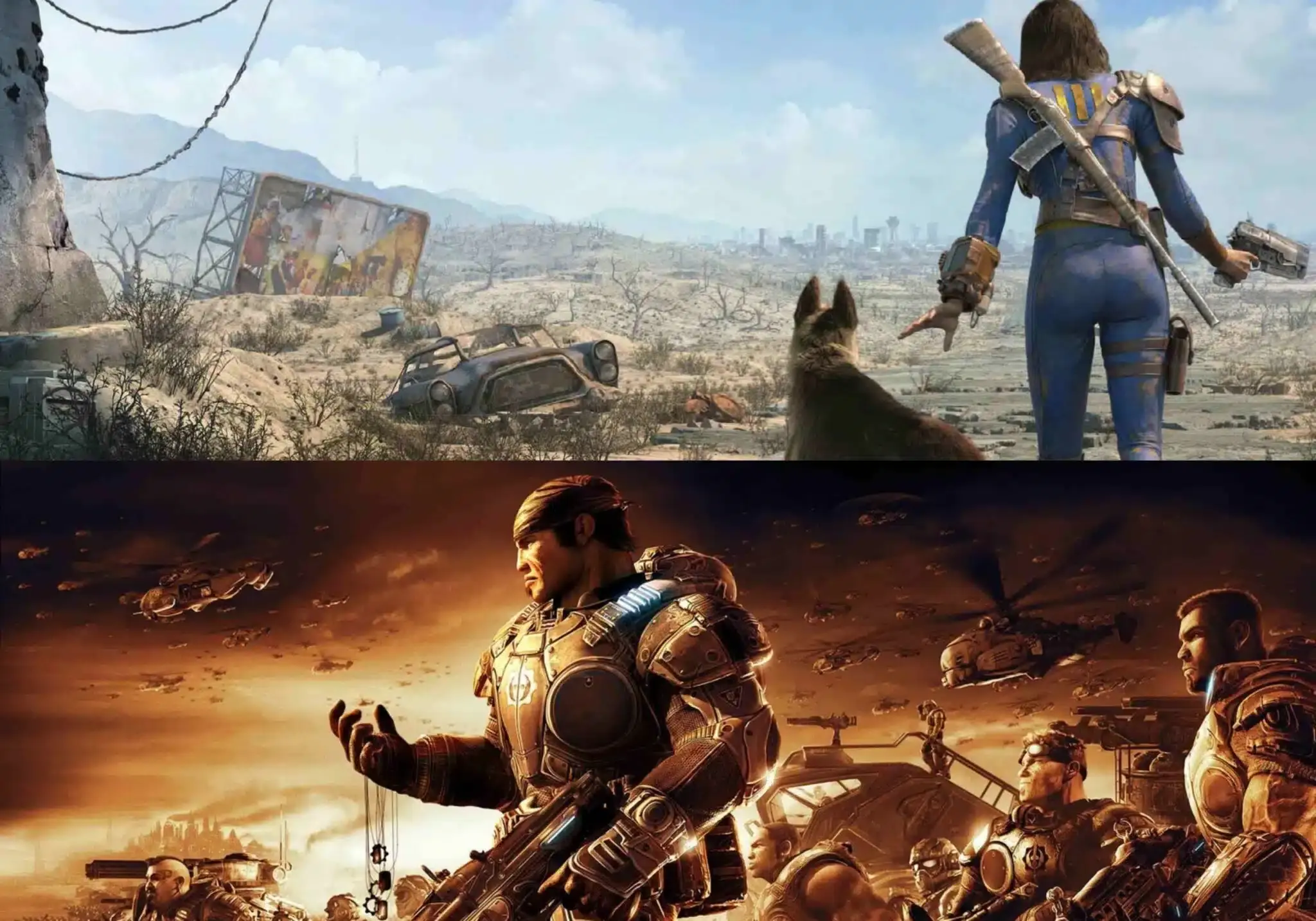 colección remasterizada de todos los juegos de Fallout y Gears of War