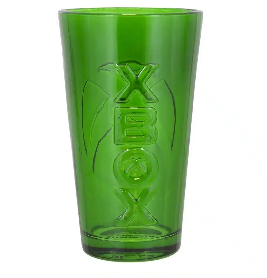 El vaso de cristal oficial de Xbox
