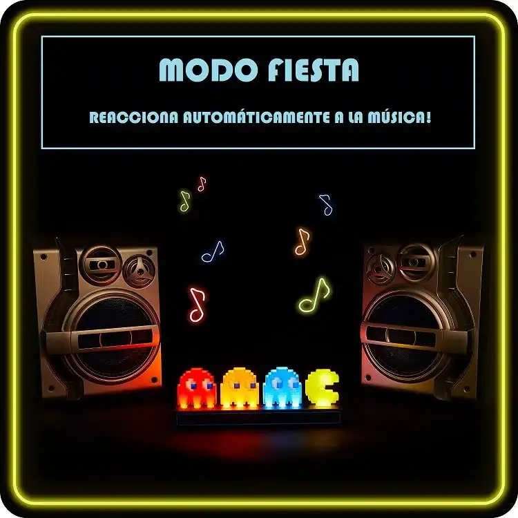 La lámpara gamer inspirada en Pac-Mac que sigue el ritmo de la música y cuesta solo 25 euros 107