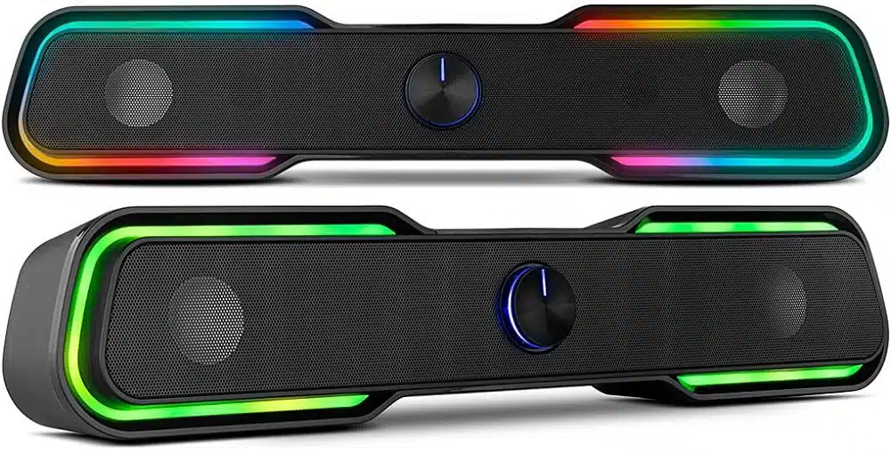 El altavoz gaming con luces RGB que quedará genial junto a tu Xbox, tiene Bluetooth y es una barra de sonido genial por solo 24 euros 109