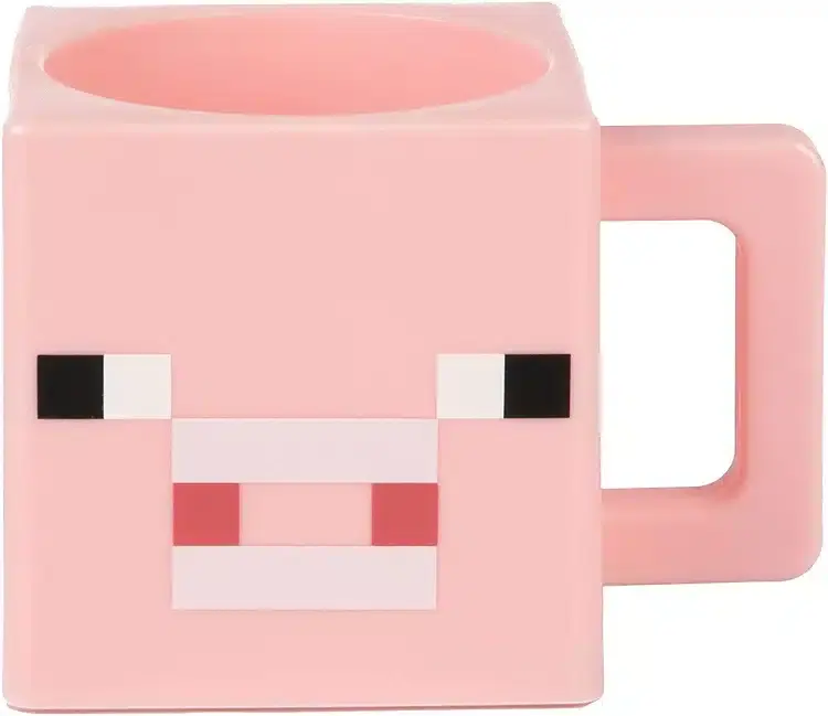 taza del cerdo de Minecraft