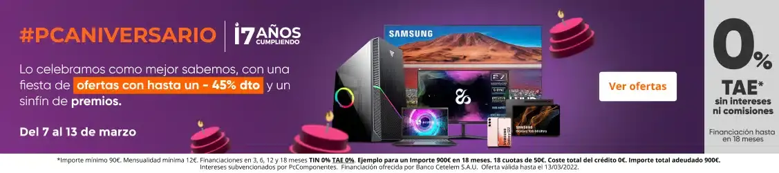 PcComponentes celebra su 17 Aniversario con increíbles ofertas en más de 500 productos 108