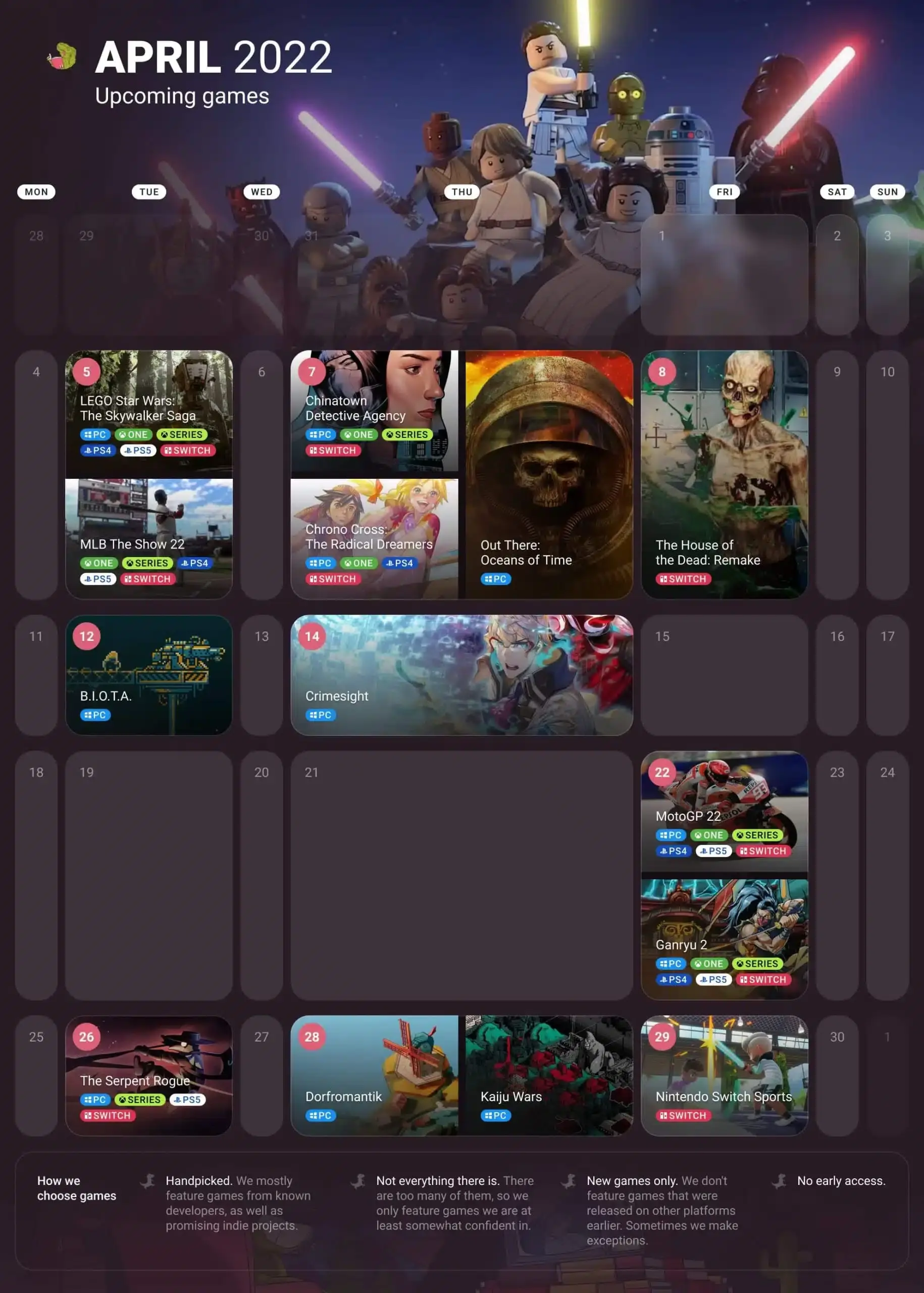 Estos son algunos de los nuevos juegos que llegarán a Xbox en abril