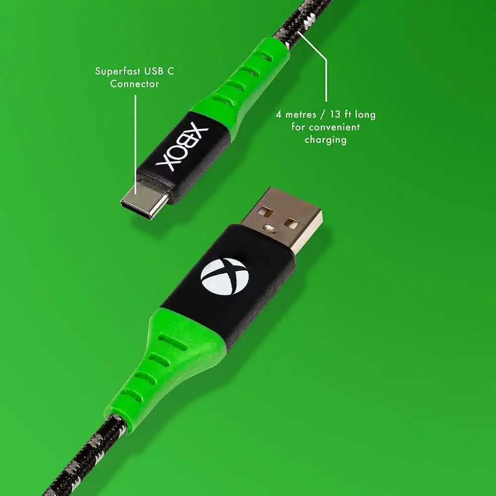 Cuesta 23 euros, pero es el cable USB perfecto para fans de Xbox, y de gran longitud 107