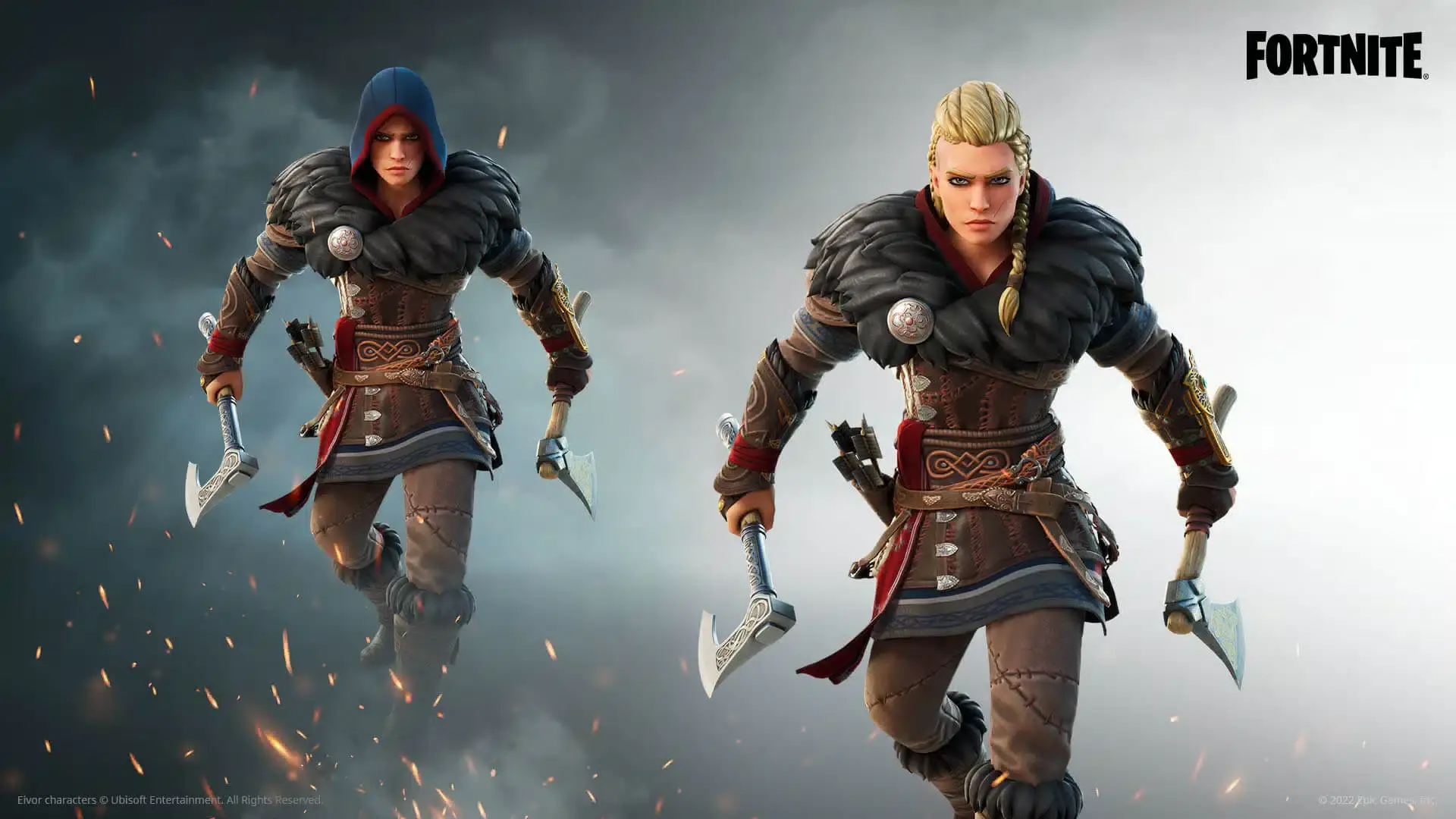 skins de Eivor y Ezio llegarán a Fortnite