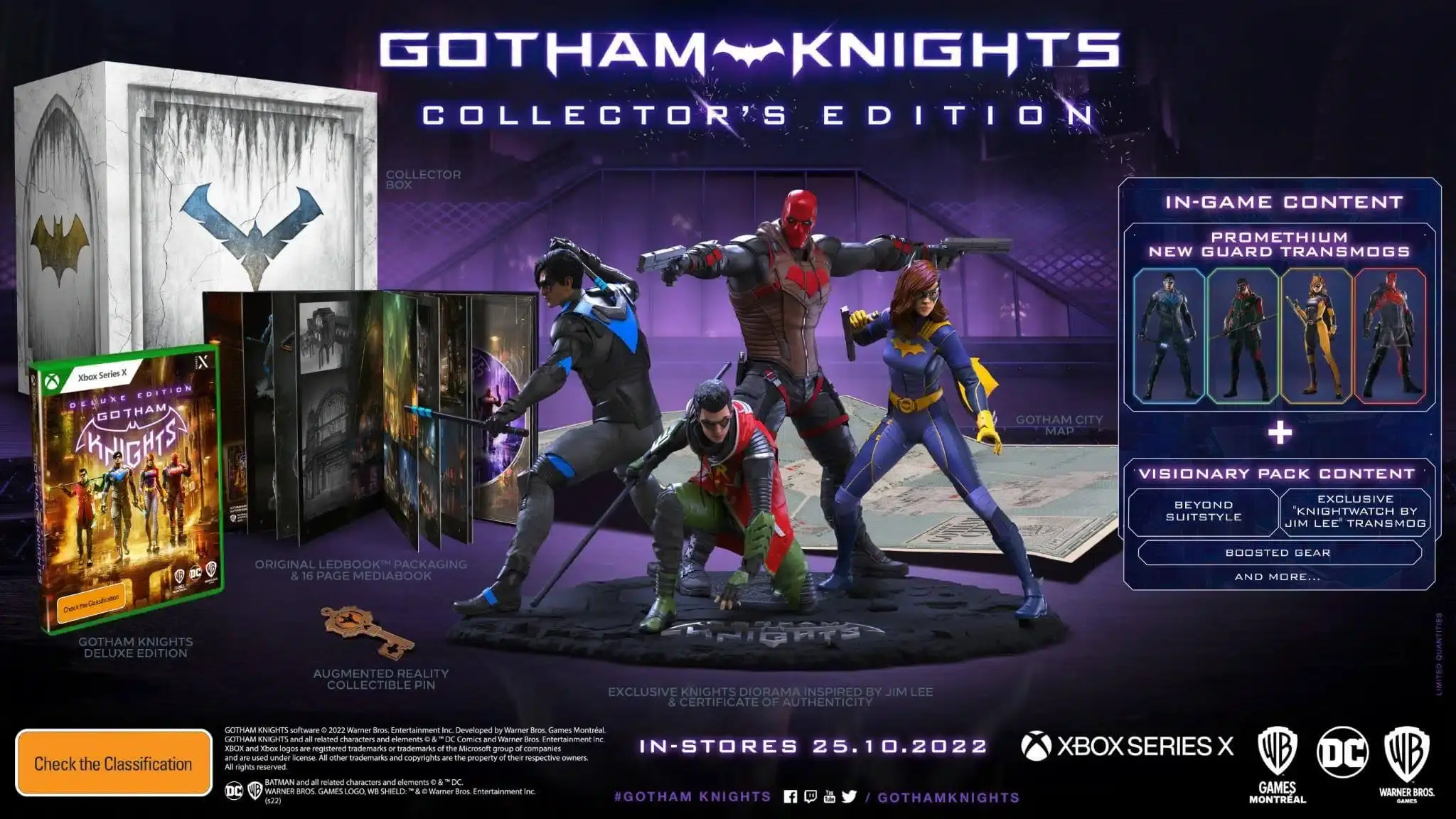 edición coleccionista de Gotham Knights