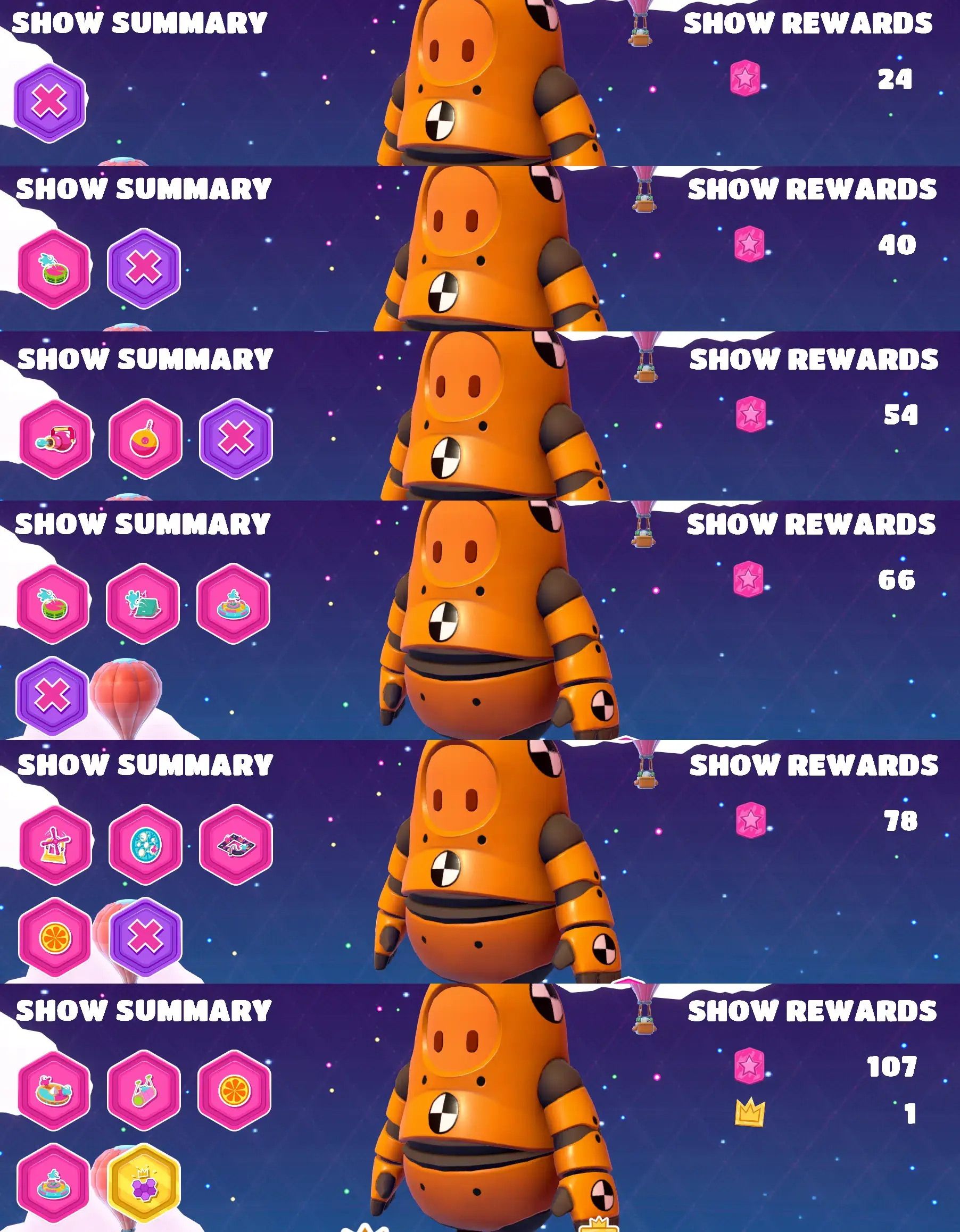 Caer es la forma más rápida de completar el pase de temporada en Fall Guys 140 forma más rápida de completar el pase de temporada en Fall Guys