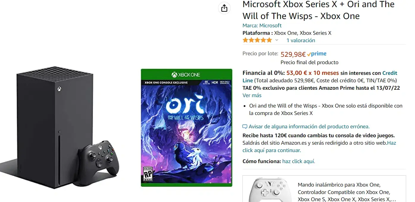 stock disponible de Xbox Series X