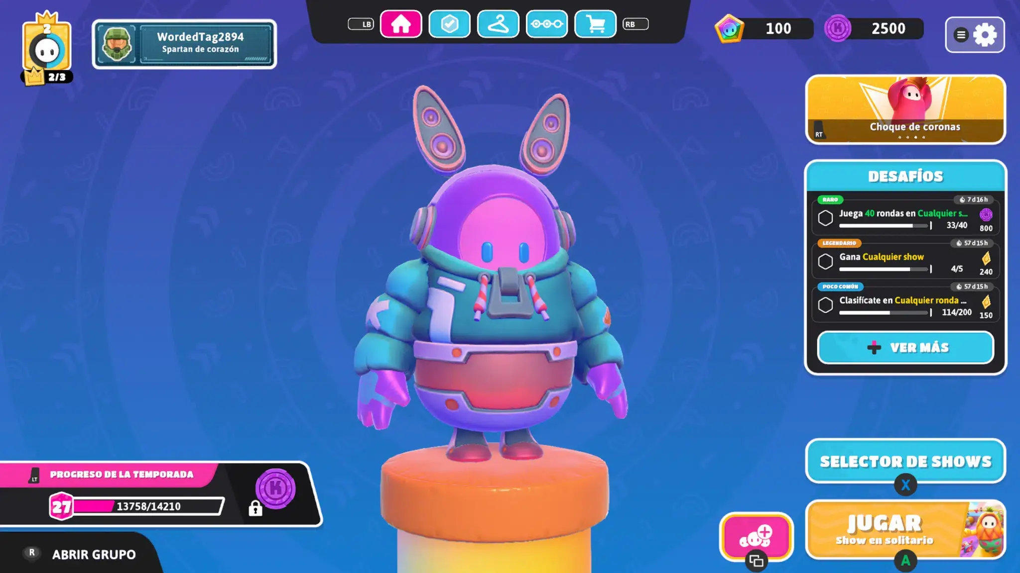 Descubre como obtener esta skin gratuita para Fall Guys 140 skin gratuita para Fall Guys