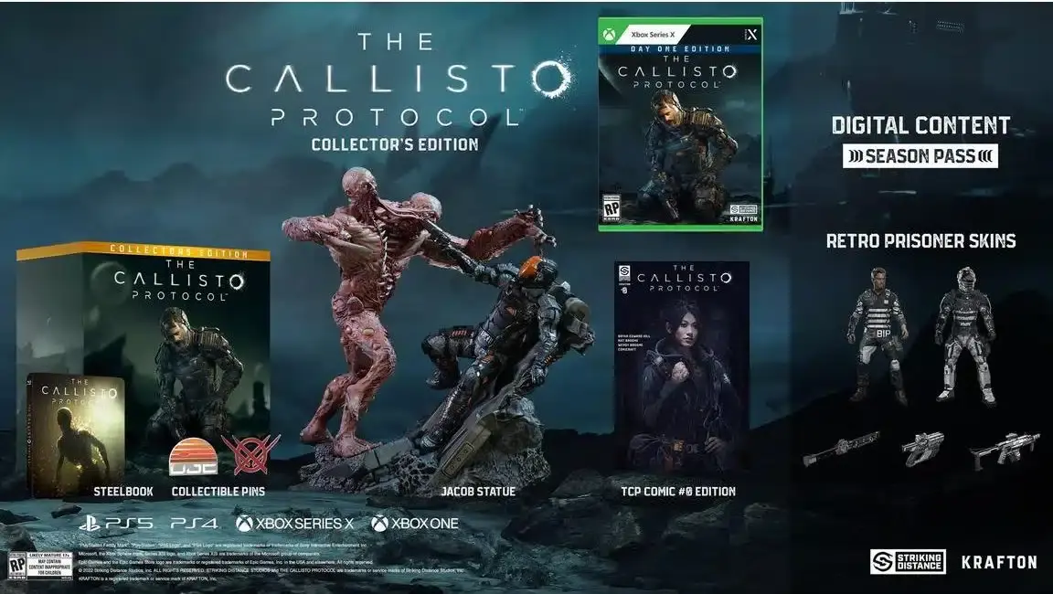 edición coleccionista de The Callisto Protocol