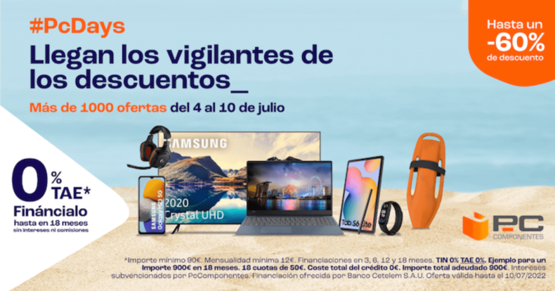 Ya están aquí los PcDays de PcComponentes con hasta un 60% de descuento en tecnología Ya están aquí los PcDays de PcComponentes con hasta un 60% de descuento en tecnología 1