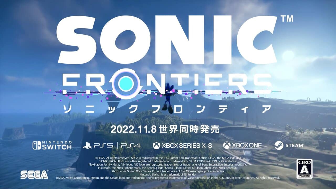 Fecha de lanzamiento de Sonic Frontiers