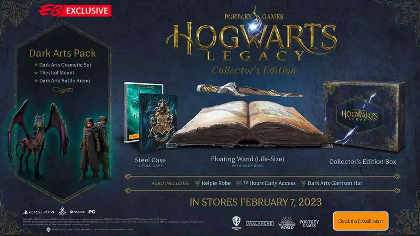 Edición Coleccionista de Hogwarts Legacy