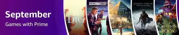 nuevos juegazos de Prime Gaming para septiembre 2022