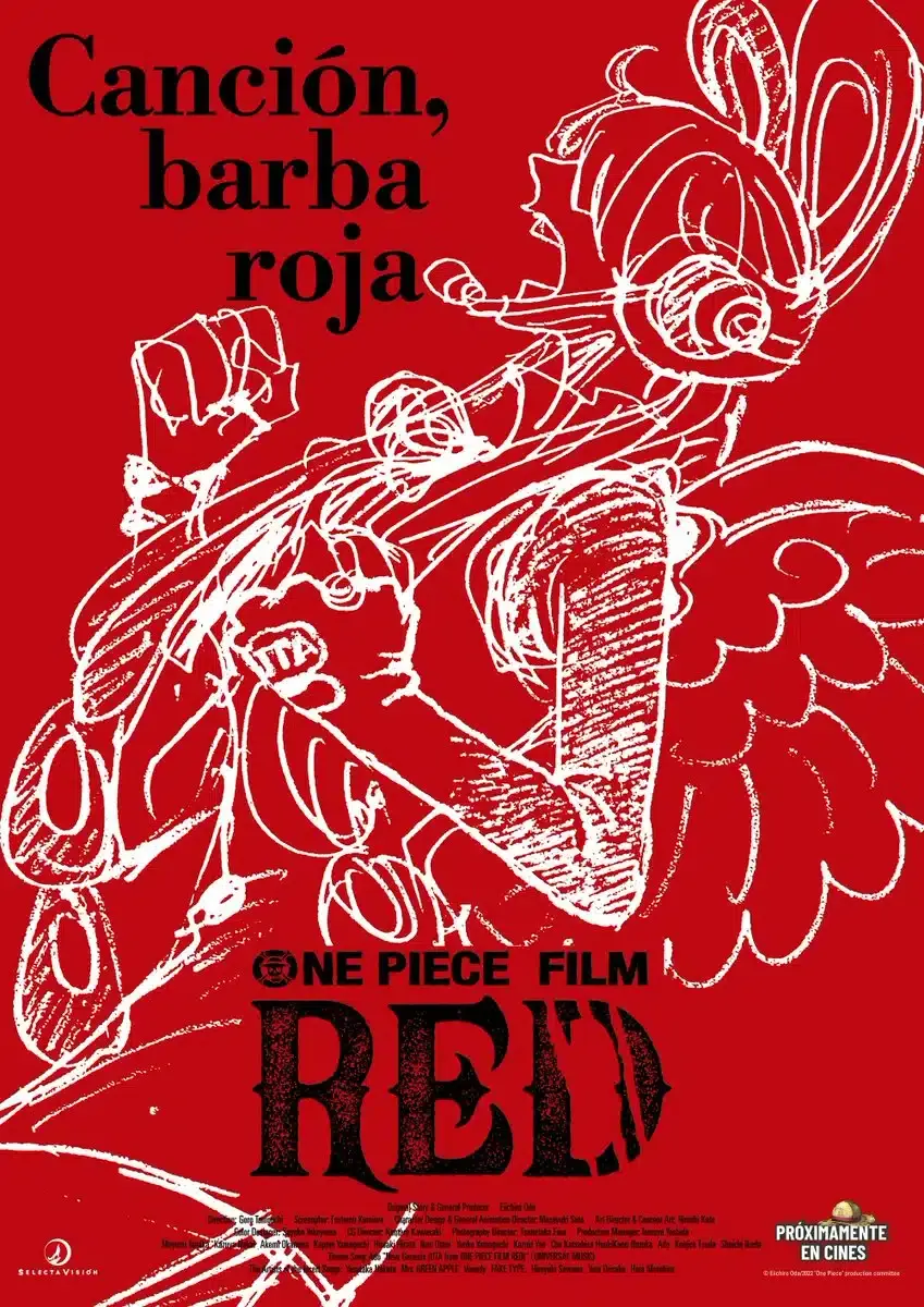 La película de One Piece Film Red llegará antes a España 109