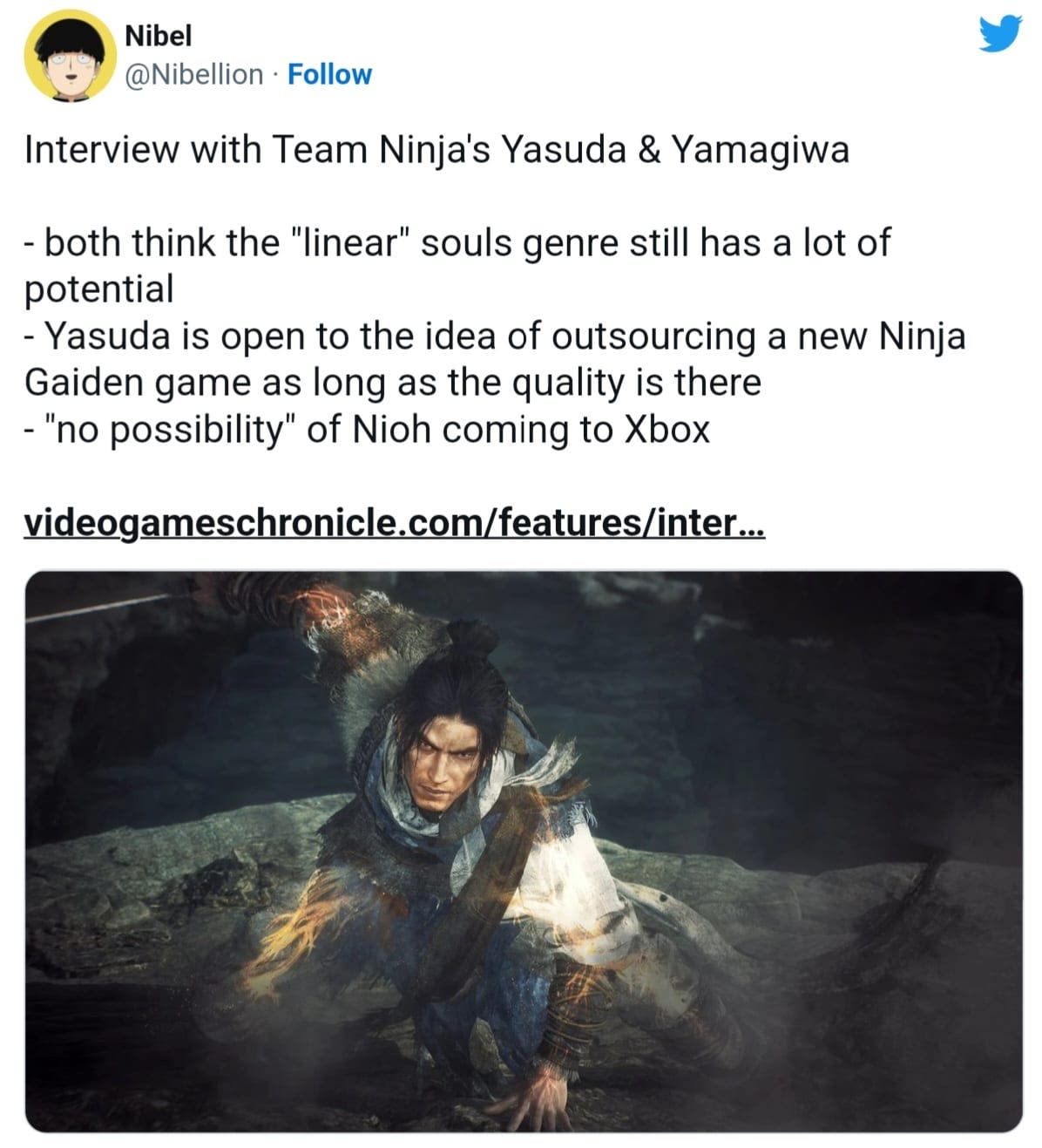 Nioh no llegará a Xbox pronto, según Team Ninja 82 Nioh no llegará a Xbox pronto, según Team Ninja