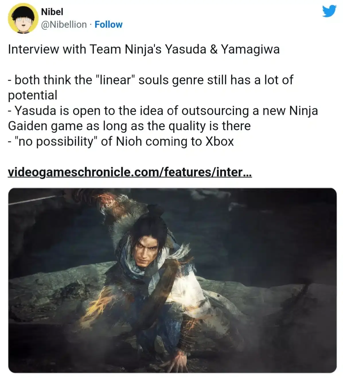 Nioh no llegará a Xbox pronto, según Team Ninja 140 Nioh no llegará a Xbox pronto, según Team Ninja