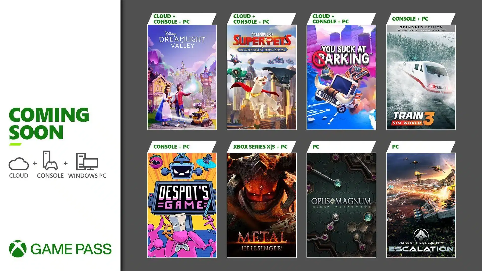 nuevos juegos de Xbox Game Pass