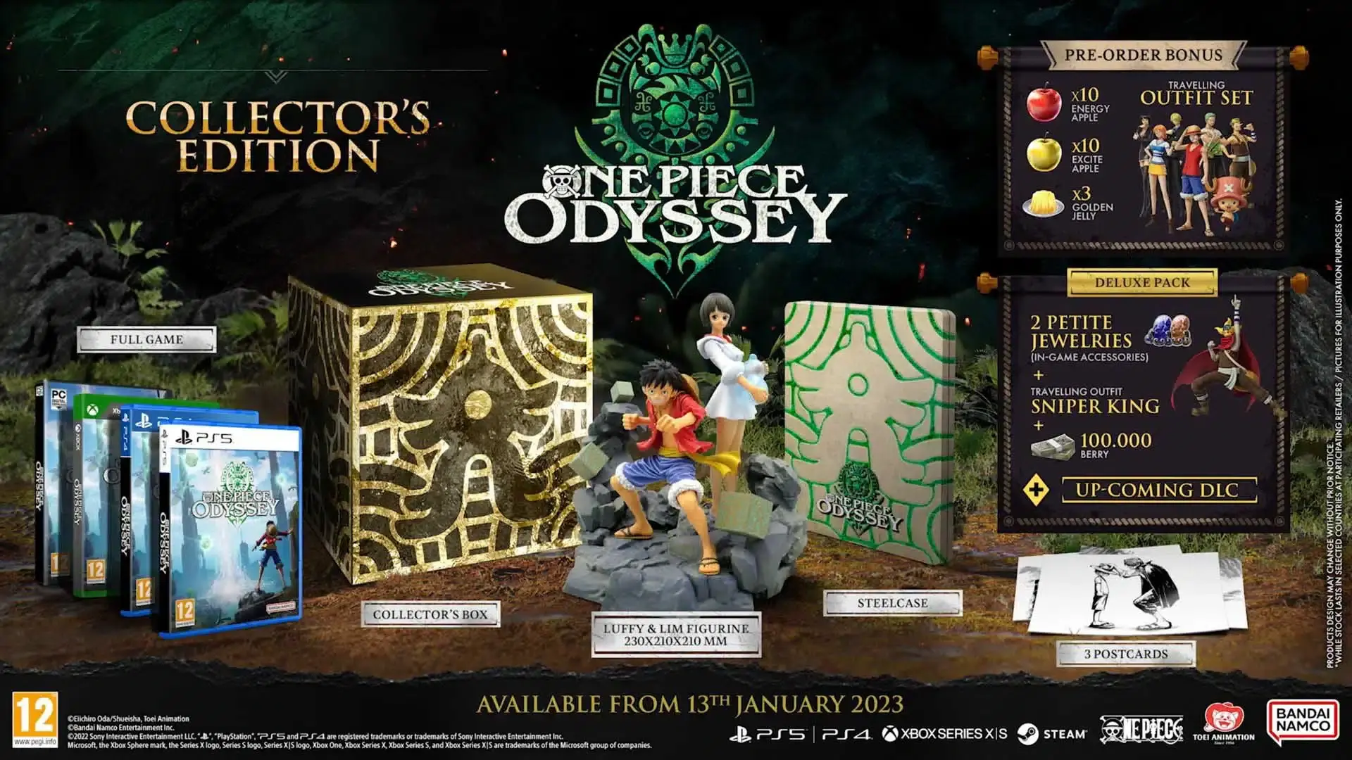 Así es la espectacular edición coleccionista de One Piece Odyssey 108