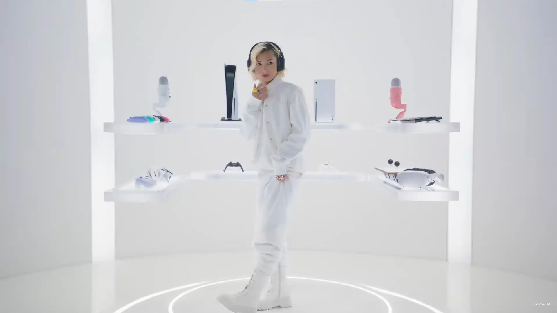 Xbox Series X de color blanco