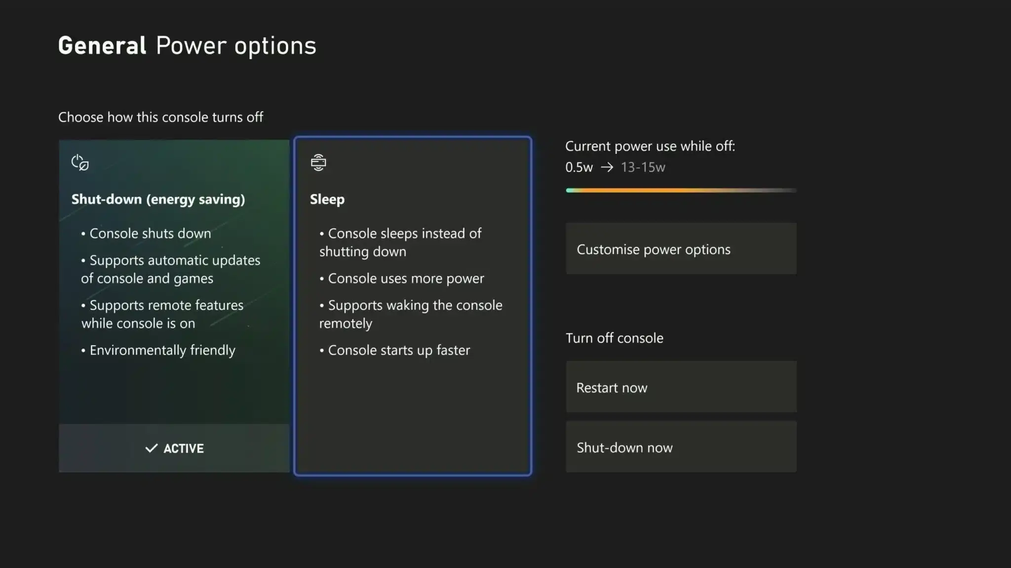 Microsoft agregará un nuevo menú de uso de energía en Xbox Series X|S 107
