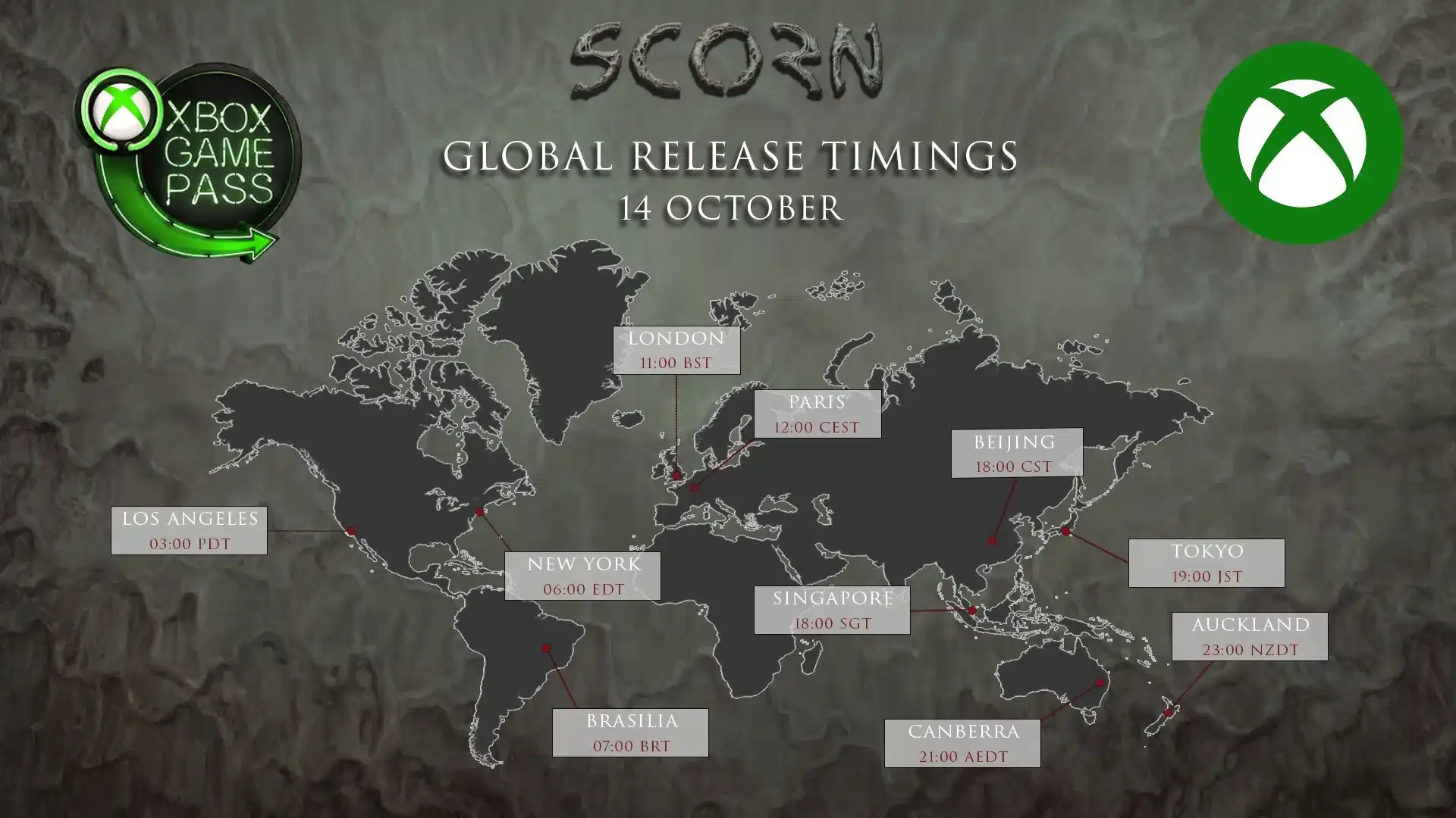 hora estará disponible Scorn