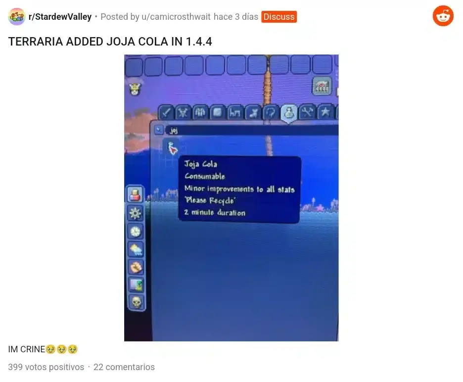 Terraria incluye contenido de Stardew Valley en su actualización 1.4.4 140 Terraria incluye contenido de Stardew Valley en su actualización 1.4.4