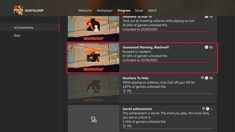 Un tercio de jugadores de Xbox no ha superado el tutorial de Deathloop