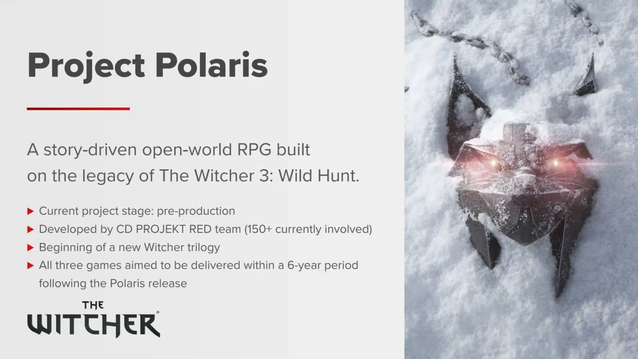 Cuál podría ser la fecha de lanzamiento de la nueva trilogía de The Witcher 106