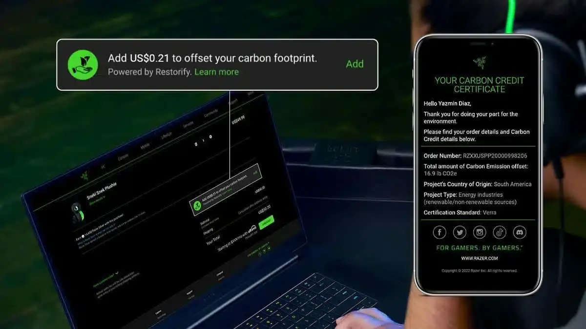 Razer presenta Restorify, una forma de pago online ecológica 109