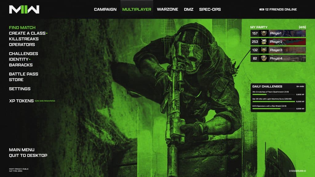Así es la nueva interfaz de usuario de Modern Warfare 2 creada por un jugador