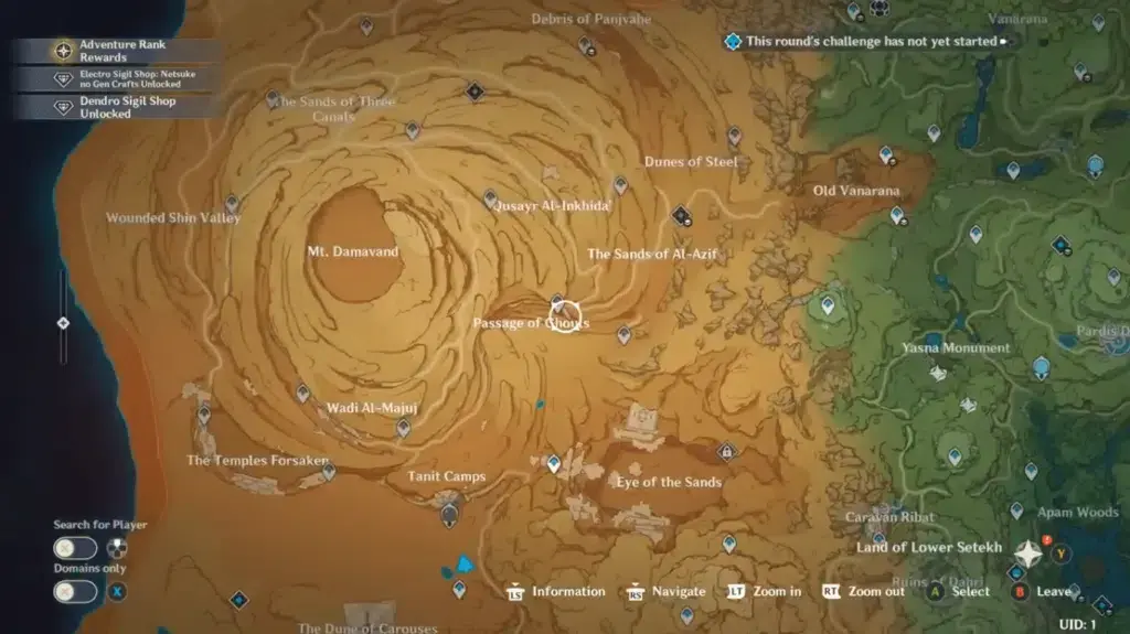 La nueva sección de desierto en el mapa de Genshin Impact se ha revelado 140 La nueva sección de desierto en el mapa de Genshin Impact se ha revelado
