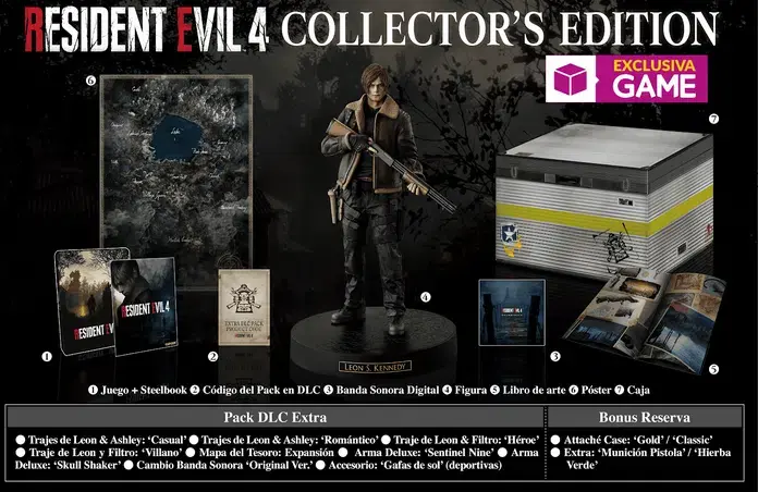 La edición coleccionista de Resident Evil 4 será vendida en exclusiva por GAME: Así puedes conseguirla