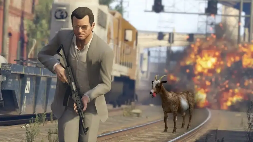 anuncio de Goat Simulator 3 por mostrar imágenes filtradas de GTA 6