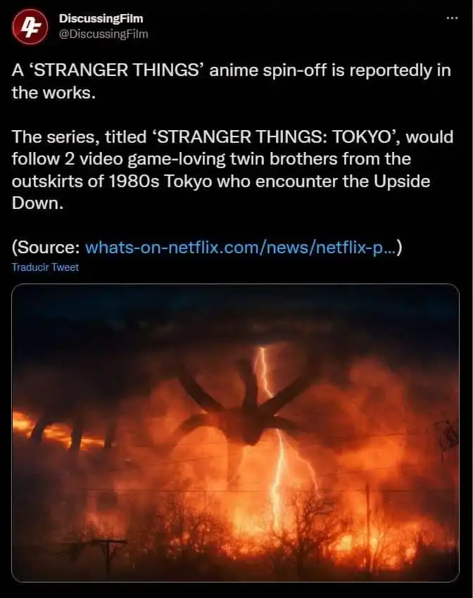 Netflix estaría trabajando en un anime de Stranger Things 107
