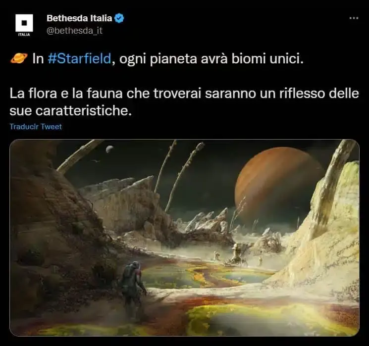 Cada planeta de Starfield contará con varios biomas únicos 106