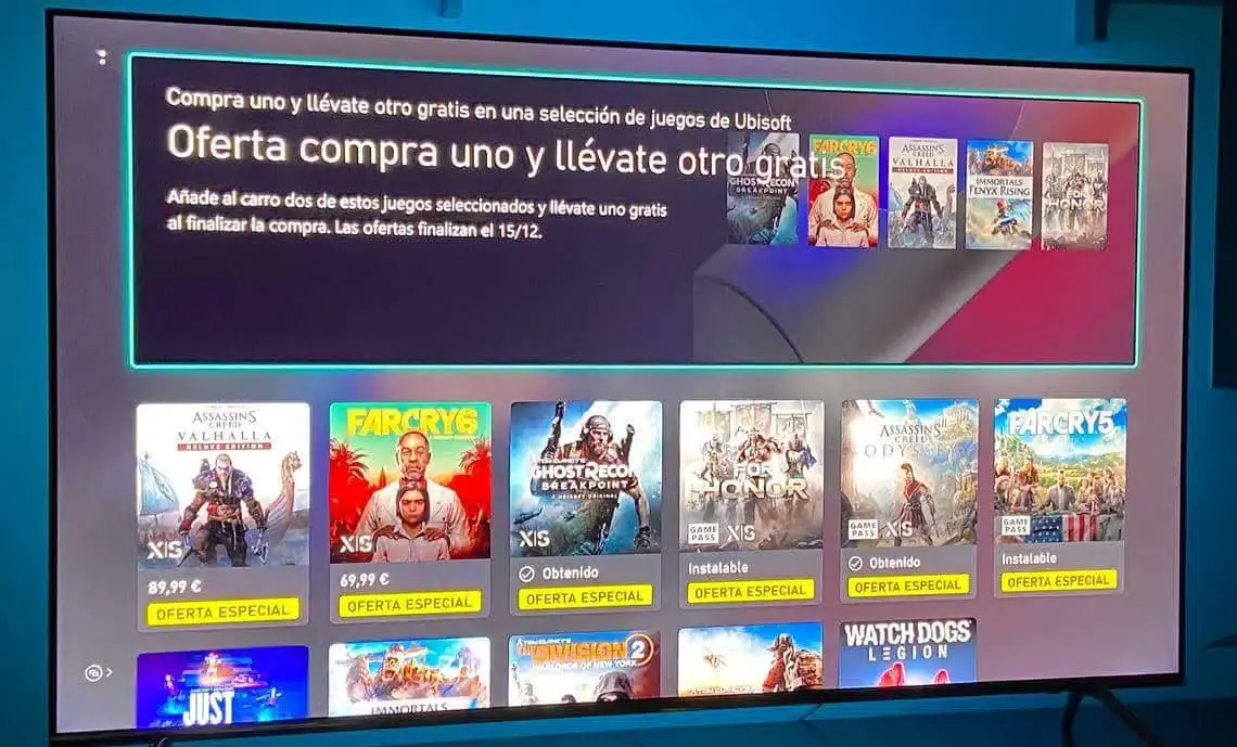 Xbox Store y Ubisoft